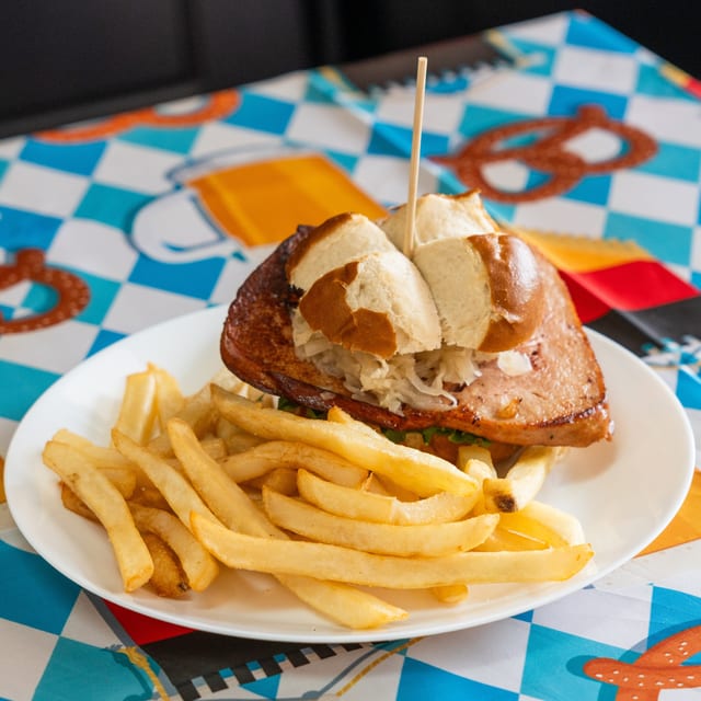 Leberkäse Burger.